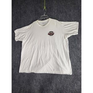 NASCAR Daytona 500 T-Shirt Racing Graphic Tee Fanatics White Men‎ Sz 2XL Racing